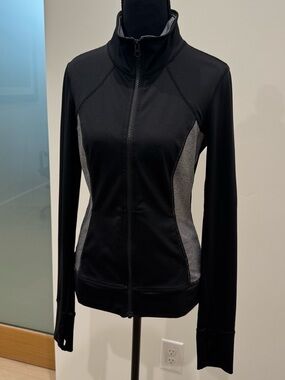 Zella Active Jacket with Gray Side Panels